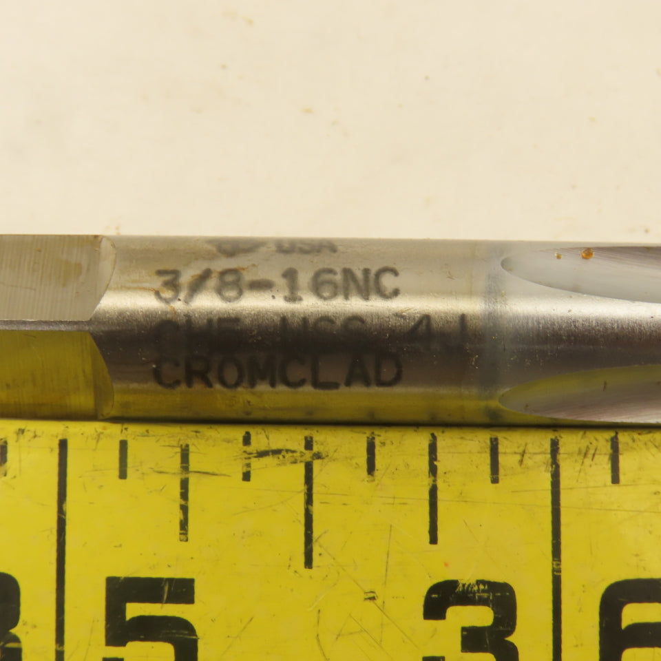 New England Tap 3/8"-16 GH5 Hand Tap Bottoming 4 Straight Flute Lot Of 4