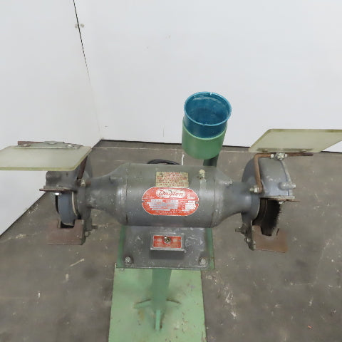 Dayton Model 4Z123 6" Bench Grinder 1/3Hp 3450RPM W/Pedestal Stand 115V USA
