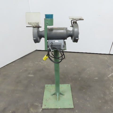 Dayton Model 4Z123 6" Bench Grinder 1/3Hp 3450RPM W/Pedestal Stand 115V USA