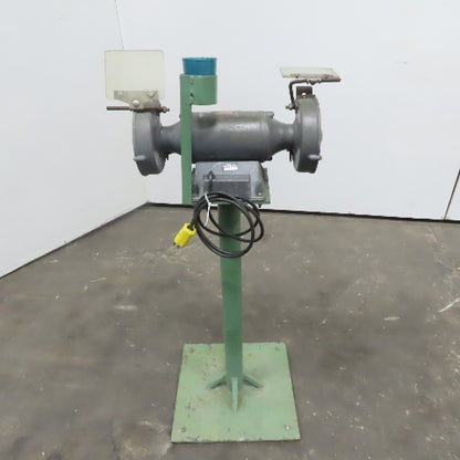 Dayton Model 4Z123 6" Bench Grinder 1/3Hp 3450RPM W/Pedestal Stand 115V USA