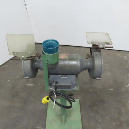 Dayton Model 4Z123 6" Bench Grinder 1/3Hp 3450RPM W/Pedestal Stand 115V USA