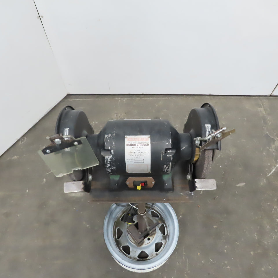 Duracraft 60758 8" Bench Grinder 3/4Hp 3450 RPM W/Pedestal Stand 115V