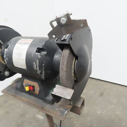 Duracraft 60758 8" Bench Grinder 3/4Hp 3450 RPM W/Pedestal Stand 115V