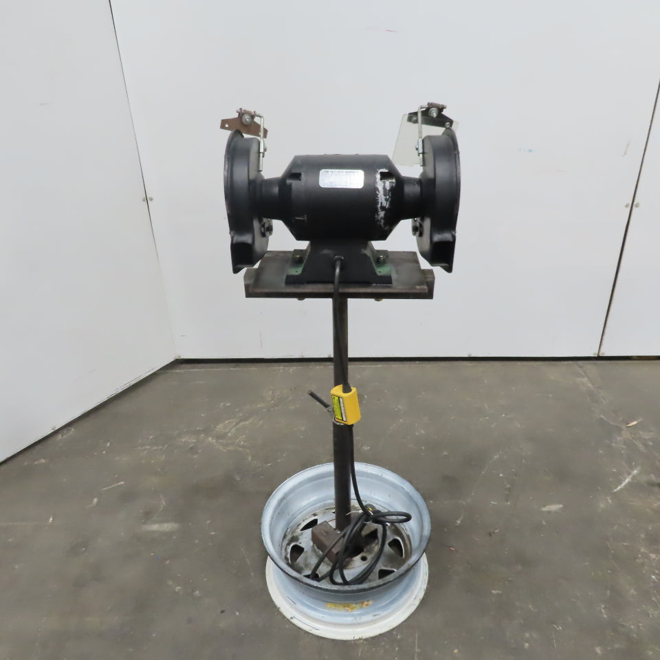 Duracraft 60758 8" Bench Grinder 3/4Hp 3450 RPM W/Pedestal Stand 115V
