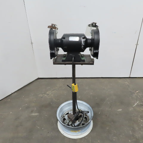 Duracraft 60758 8" Bench Grinder 3/4Hp 3450 RPM W/Pedestal Stand 115V
