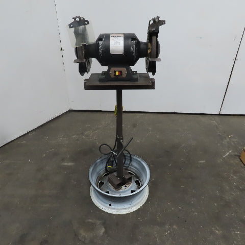 Duracraft 60758 8" Bench Grinder 3/4Hp 3450 RPM W/Pedestal Stand 115V