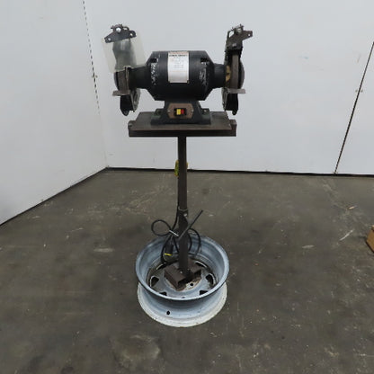 Duracraft 60758 8" Bench Grinder 3/4Hp 3450 RPM W/Pedestal Stand 115V