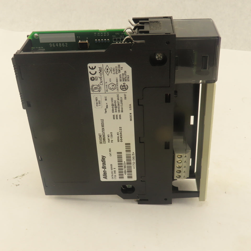Allen Bradley 1756-DNB F/W Rev. 7.002 DeviceNet Communication Module