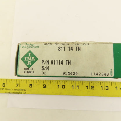 INA  81114 TN Thrust Cylindrical Roller Bearing OD 95MM ID 75MM Width 18MM