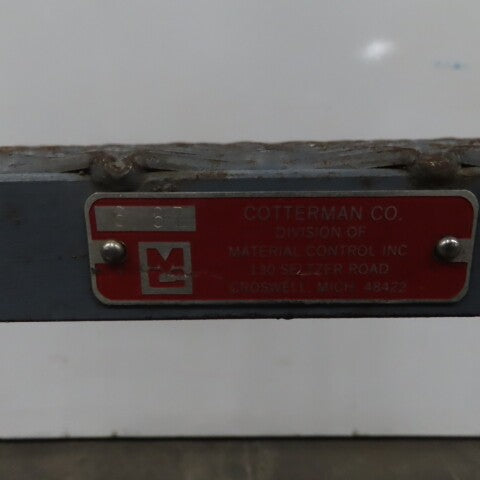 Cotterman 3 Step Steel Rolling Ladder Steps 24" Wide 30" Height 450Lb Cap