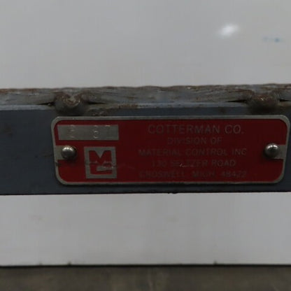 Cotterman 3 Step Steel Rolling Ladder Steps 24" Wide 30" Height 450Lb Cap