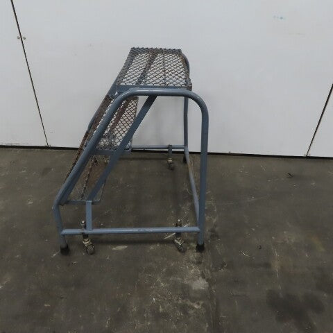 Cotterman 3 Step Steel Rolling Ladder Steps 24" Wide 30" Height 450Lb Cap