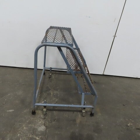 Cotterman 3 Step Steel Rolling Ladder Steps 24" Wide 30" Height 450Lb Cap