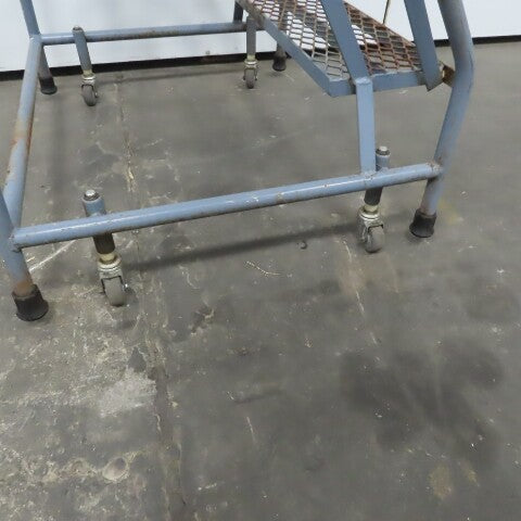 Cotterman 3 Step Steel Rolling Ladder Steps 24" Wide 30" Height 450Lb Cap