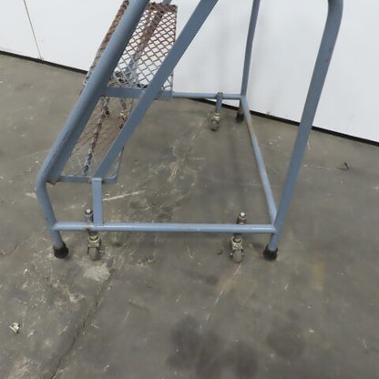 Cotterman 3 Step Steel Rolling Ladder Steps 24" Wide 30" Height 450Lb Cap