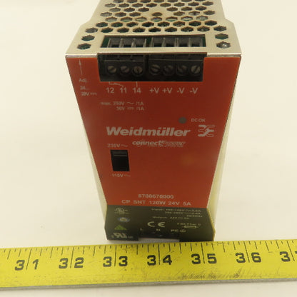 Weidmuller 8708670000 24VDC Power Supply 100-120-200-240V Primary 50/60Hz