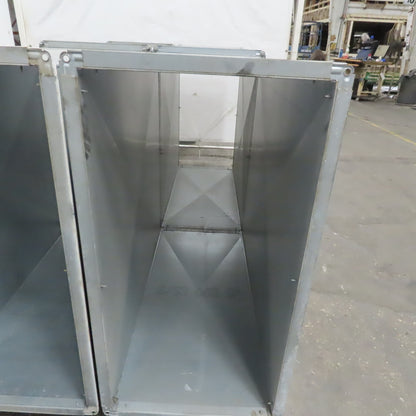 20"x40"x48" HVAC Supply /Return Ductwork Plenum Galvanized & Flanged