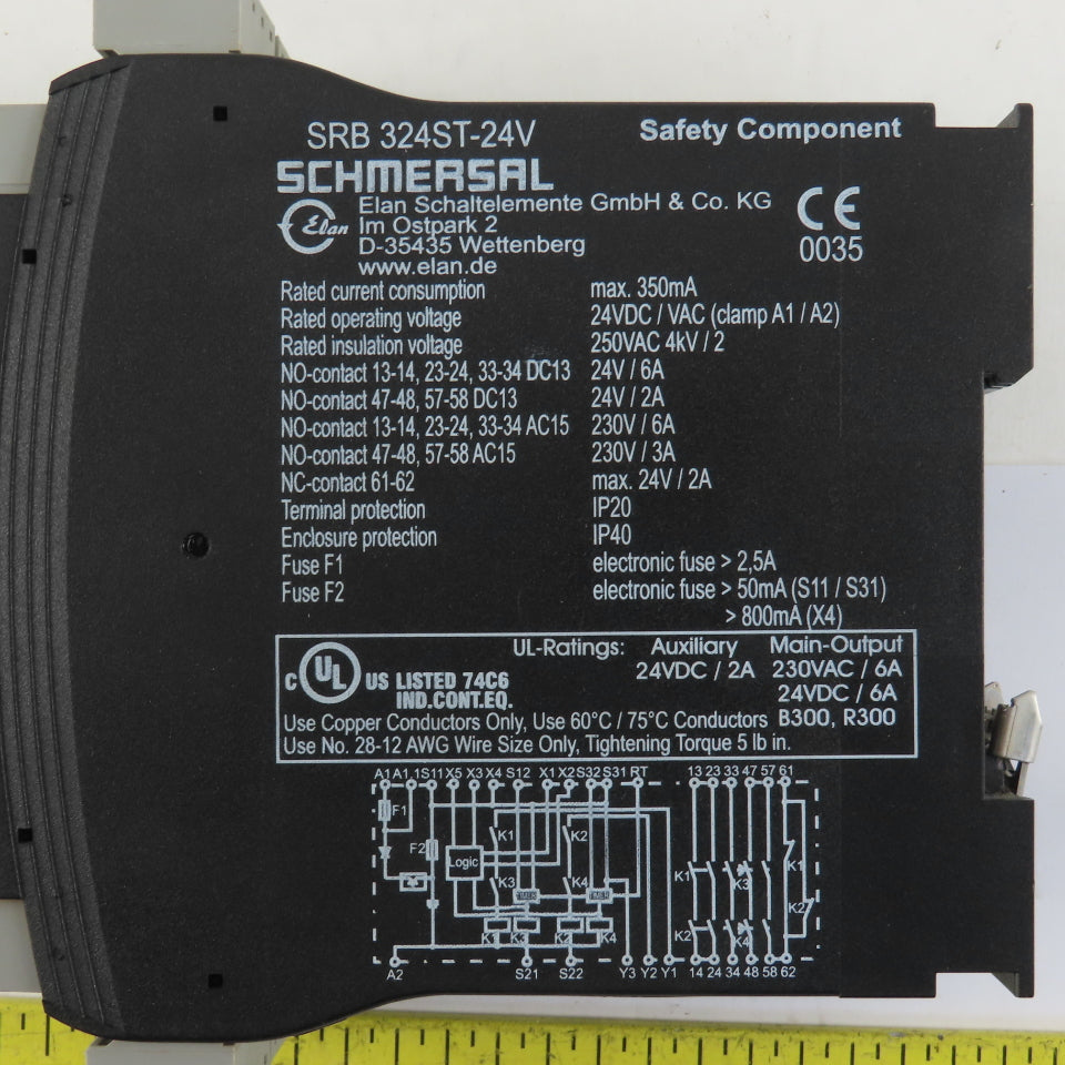 Schmersal SRB 324ST Safety Relay 24VDC (V.3)