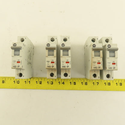 Allen Bradley 1492-SP SER C Circuit Breaker Single Pole  1A 3A & 4A 5 PCS