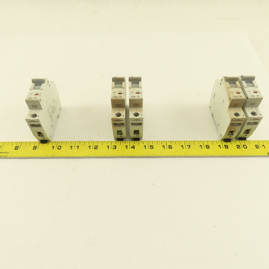Allen Bradley 1492-SP SER C Circuit Breaker Single Pole  1A 3A & 4A 5 PCS