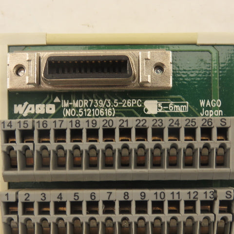 Wago IM-MDR739/3.5-26PC Half Pitch MDR Terminal Block Connector 26 Pole