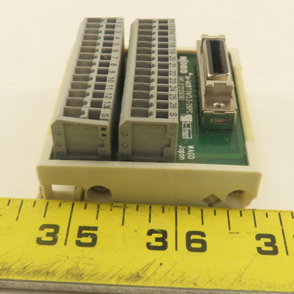 Wago IM-MDR739/3.5-26PC Half Pitch MDR Terminal Block Connector 26 Pole