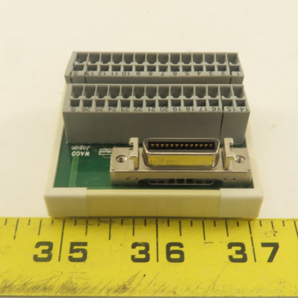 Wago IM-MDR739/3.5-26PC Half Pitch MDR Terminal Block Connector 26 Pole