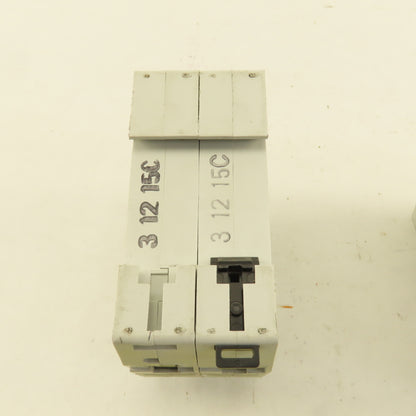 Allen Bradley 1492-SP2C150 SER C Two Pole Circuit Breaker 15A