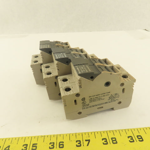 Weidmuller 1966040000 WSI 25/2 30A 600C Class CC Double Pole Fuse Holder Lot/3
