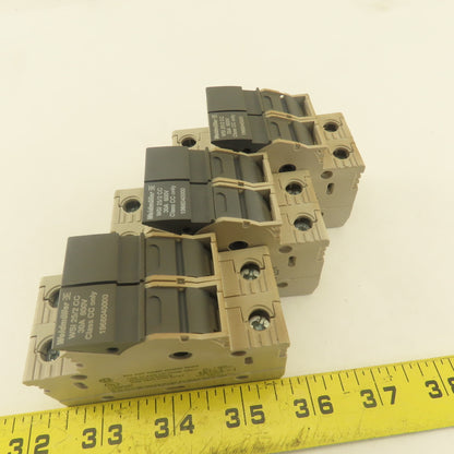 Weidmuller 1966040000 WSI 25/2 30A 600C Class CC Double Pole Fuse Holder Lot/3