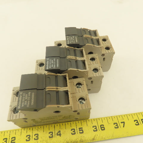 Weidmuller 1966040000 WSI 25/2 30A 600C Class CC Double Pole Fuse Holder Lot/3