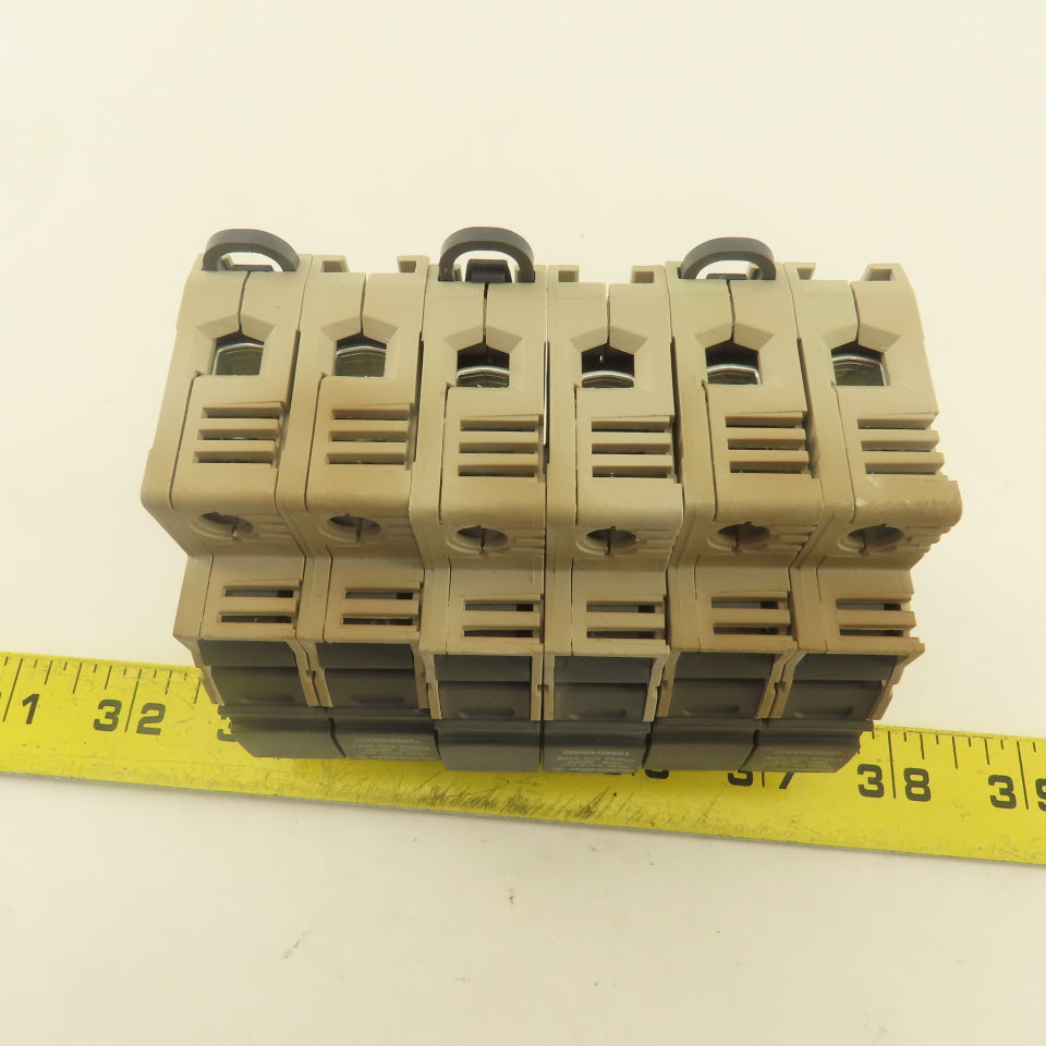Weidmuller 1966040000 WSI 25/2 30A 600C Class CC Double Pole Fuse Holder Lot/3