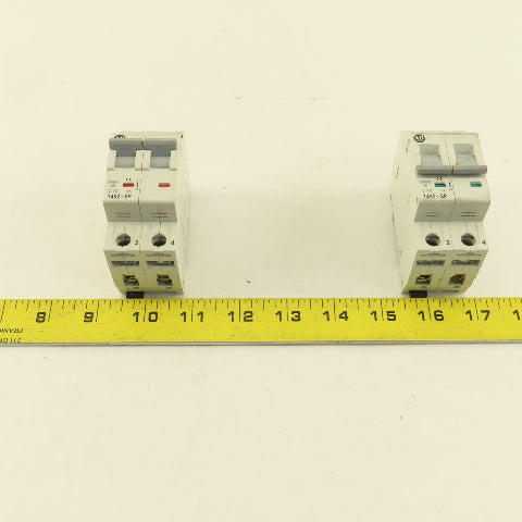 Allen Bradley 1492-SP2C100 SER C Two Pole Circuit Breaker 10A Lot Of 2