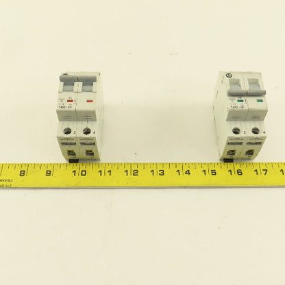 Allen Bradley 1492-SP2C100 SER C Two Pole Circuit Breaker 10A Lot Of 2