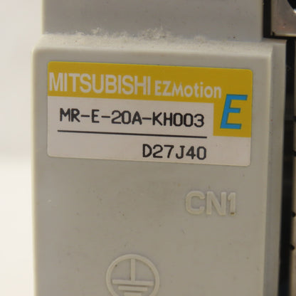 Mitsubishi MR-E-20A-KH003 EZ Motion 200W 3Ph 200-230V 50/60Hz AC Servo Drive