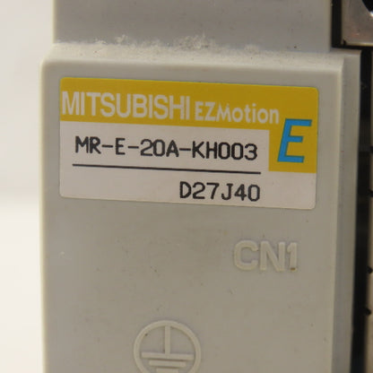 Mitsubishi MR-E-20A-KH003 EZ Motion 200W 3Ph 200-230V 50/60Hz AC Servo Drive