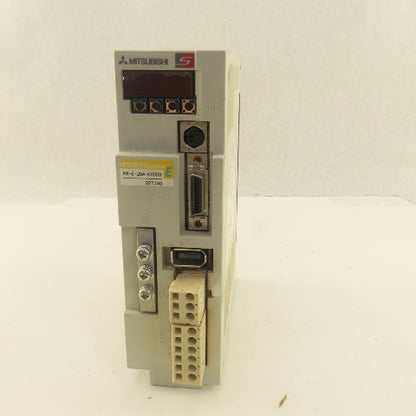 Mitsubishi MR-E-20A-KH003 EZ Motion 200W 3Ph 200-230V 50/60Hz AC Servo Drive