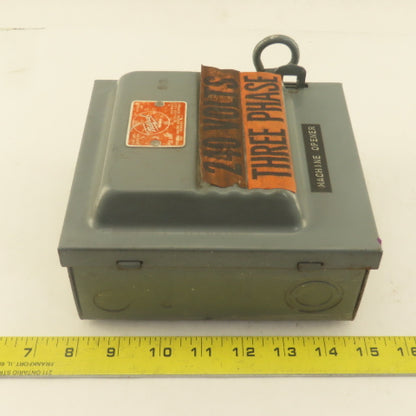 Federal 3332 SN 30A 240V Fused Safety Disconnect Switch 3 PH 3 HP