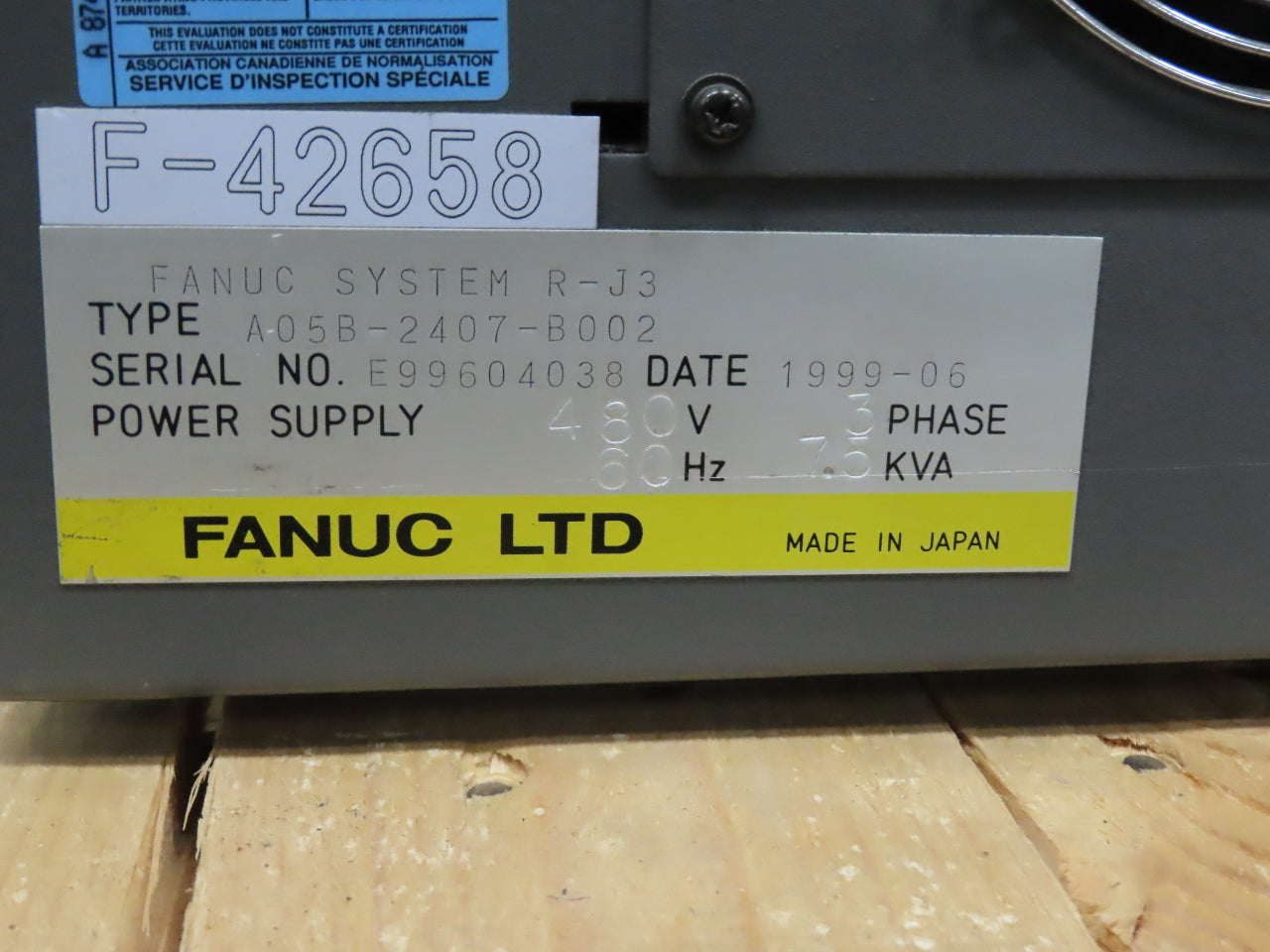 Fanuc A05B-2407-B002 A-520i Robot Manipulator Control Assembly 480V Tested