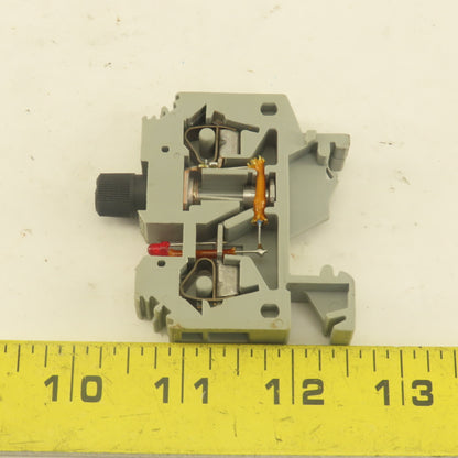 Wago 282-128/281-413 2 Conductor Fuse Terminal Block 24V 10A Lot Of 4