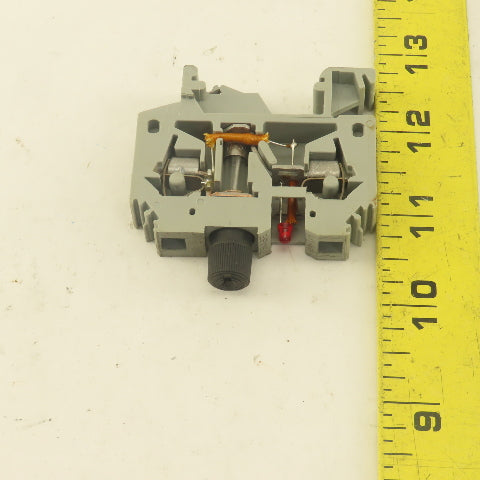 Wago 282-128/281-413 2 Conductor Fuse Terminal Block 24V 10A Lot Of 4
