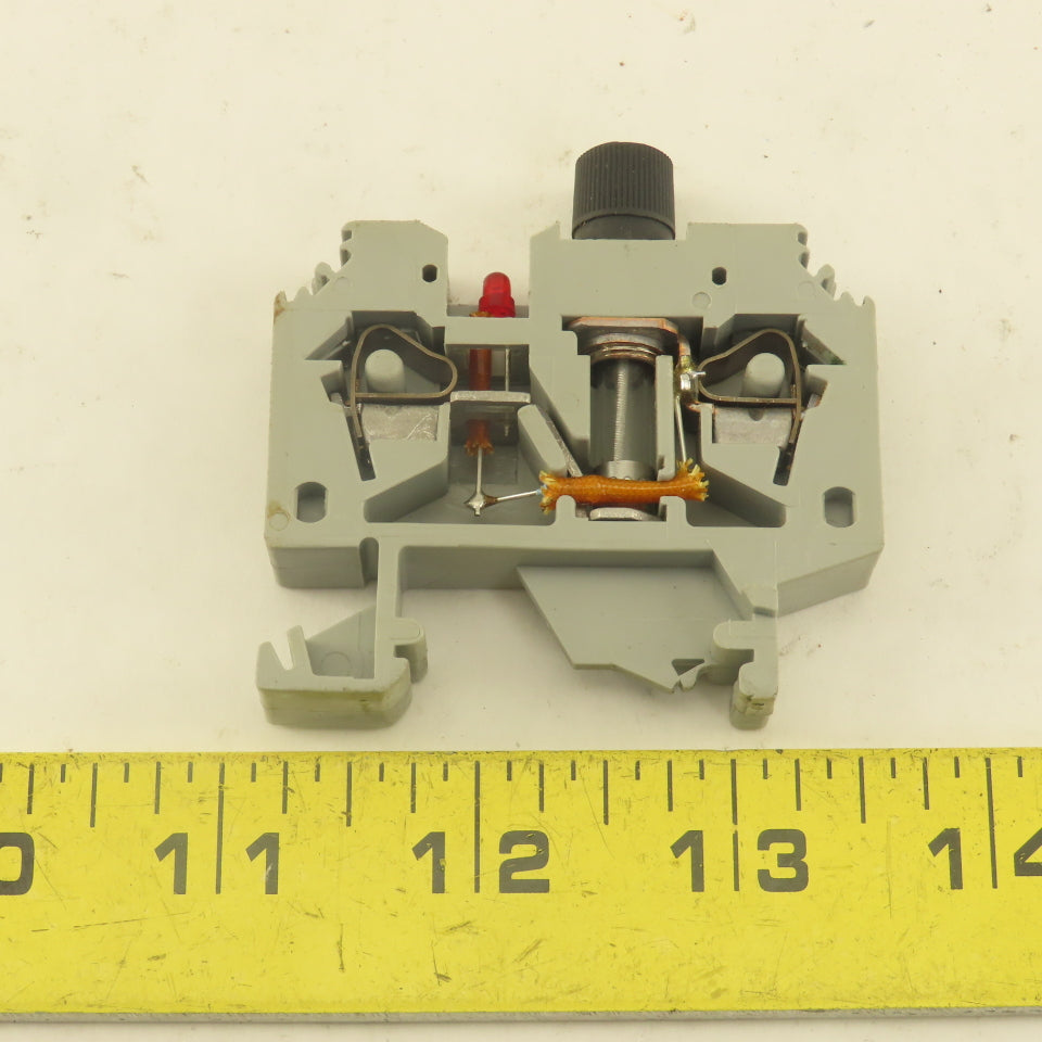Wago 282-128/281-413 2 Conductor Fuse Terminal Block 24V 10A Lot Of 4