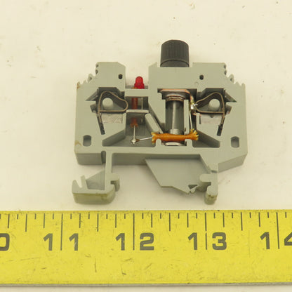 Wago 282-128/281-413 2 Conductor Fuse Terminal Block 24V 10A Lot Of 4