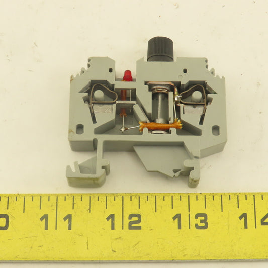 Wago 282-128/281-413 2 Conductor Fuse Terminal Block 24V 10A Lot Of 4