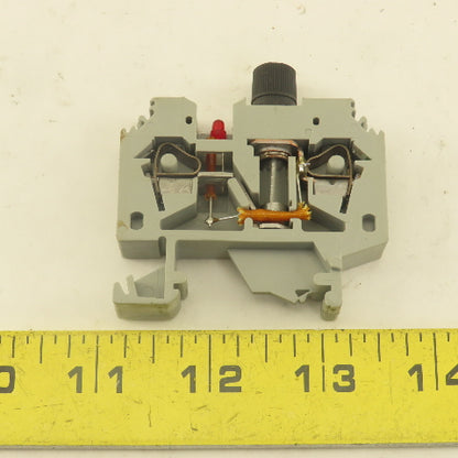 Wago 282-128/281-413 2 Conductor Fuse Terminal Block 24V 10A Lot Of 4