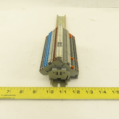 Wago 280-560 Sensor Terminal Block Stack 25 PCS 20A Din Rail Mount