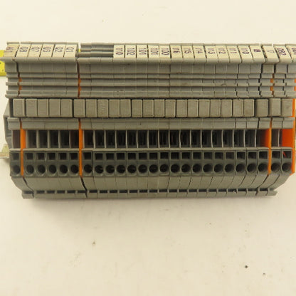 Wago 280-560 Sensor Terminal Block Stack 25 PCS 20A Din Rail Mount