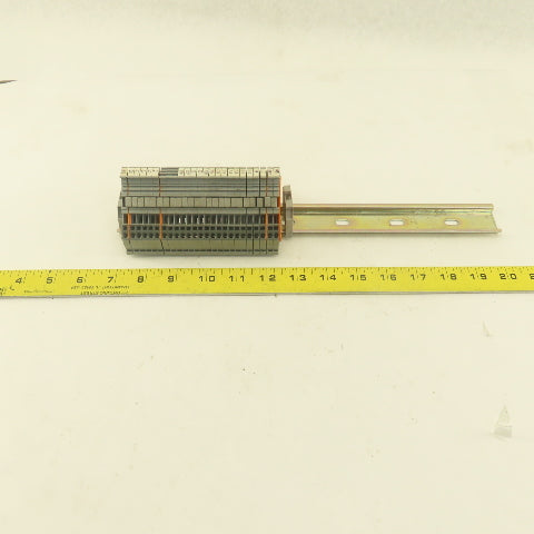 Wago 280-560 Sensor Terminal Block Stack 25 PCS 20A Din Rail Mount