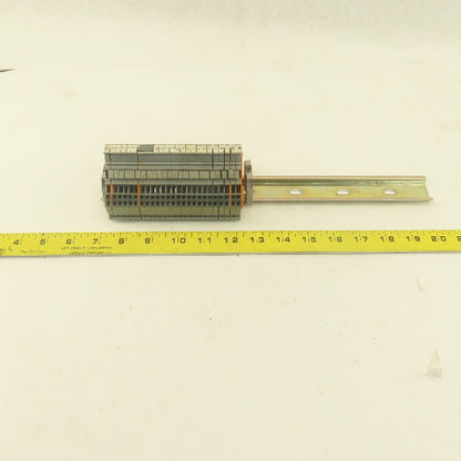 Wago 280-560 Sensor Terminal Block Stack 25 PCS 20A Din Rail Mount