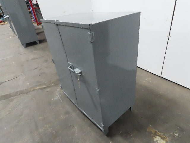 Custom Fab 36" x 20" x 44" Tall Tool Storage Cabinet Steel Welded Seam Lockable